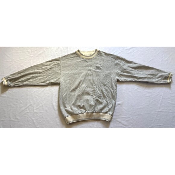 Vintage Diport USA Gray Crewneck Sweatshirt With Embroidered Logo Size Large - Picture 1 of 7